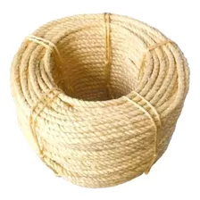 Corda Sisal Natural 10mm Rolo 100mts Resistente Arranhador