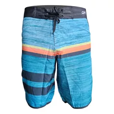 Bermuda Shorts Surf Tactel Grigo Collection Praia Piscina