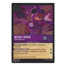 Tarjeta Mickey Mouse Wayward Sorcer 51/204 Srcf Holo Lorcana