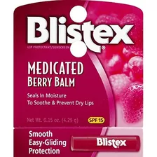 Blistex Medicamed Lip Balm, Spf 15, Berry, .15 Onzas Tubos (