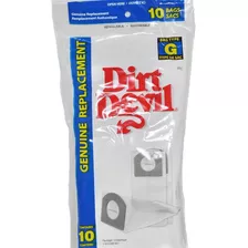 Dirt Devil Hand Vac Style G Paper Vacuum Bags, 10 Por Paquet