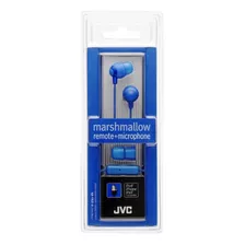 Jvc Hafr37a Auriculares Marshmallow Con Micrófono, Azul