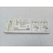 Talonario Entradas Futbol De Verano 93 Mar Del Plata Rosario