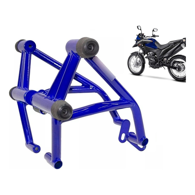 Protetor Motor Carenagem Stunt Race Xre 300 Xre300 Azul