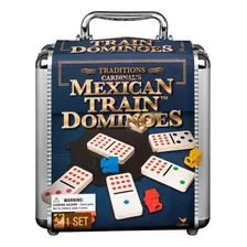 Juego De Dominó Con Caja De Aluminio, Tren Cardinal Mexicano