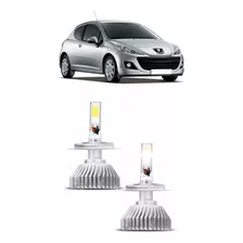 Par Super Led Farol Alto Peugeot 207 2007 A 2015 6000k