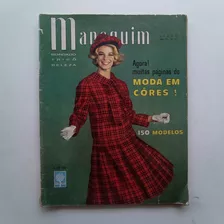 Revista Manequim Nº 37 - Anos 50/60 - Bordado, Tricô, Beleza