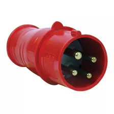 Plug Macho Poliamida 6.6 3p+t 32a 380/440v Vermelho Ip67 Ste