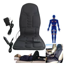 Encosto Massageador Elétrico Carro Sofá Cama Cadeira Bivolt Cor Preto 110v/220v