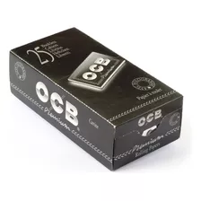 1 Caja De Papel De Liar Ocb Premium Negro Doble 2500 Papel
