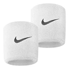 Munhequeira Nike Pequena Swoosh Wristbands - Branco / Preto