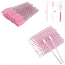 50 Cepillos Glitter+50 Lipbrush Glitter Para Pestañas,labios