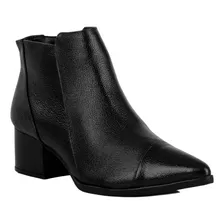 Bota Luiza Barcelos Ankle Boot Preta