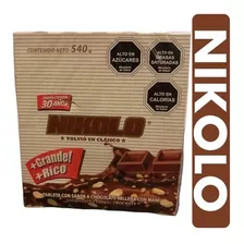 Chocolate Tradicional Nikolo Display20*24gr(2 Display)-super