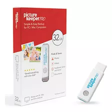 Picture Keeper Pro 32 gb Portable Unidad Flash Copia De Segu