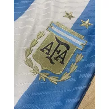 Camiseta Selección Argentina Qatar 2022 Versión Jugador Xs