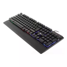 Teclado Gamer Xtech Armiger Xtk-510s Qwerty Español España Color Negro Con Luz Led