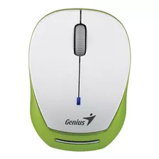 Mouse Genius Micro Traveler 9000r Blanco Y Verde Inalambrico