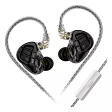 Kz Zar Auriculares Híbridos Hi-fi De Metal Con Micrófono 