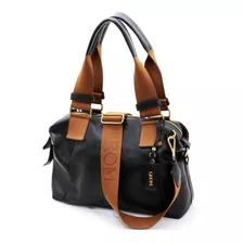 Bolsas Femininas De Couro Legitimo Macio Alta Qualidade Saco Acambamento Dos Ferragens Ouro Cor Bolsa Couro Preta Com Caramelo Cor Da Correia De Ombro Chocolate Desenho Do Tecido Liso