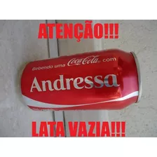 Lata Coca Cola Vazia Com Nome - Andressa