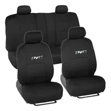 Funda Cubre Asientos Auto Universal Forro Asiento Negro 