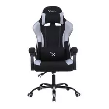 Silla Gamer Xzeal Stylos Xz20 Ajustable Tela Gris Xzsxz20 /v