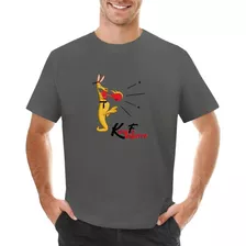 Camiseta Kung Fu Boxing Kangaroo Clothes Camiseta De Anime