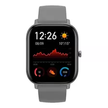 Smartwatch Amazfit Fashion Gts 1.65 Caja De Aleación De Aluminio Y Polímero Gris, Malla Lava Grey De Silicona A1914