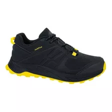 Tenis De Caballero Tipo Hiker Goodyear 8127 Negro/ Amarillo