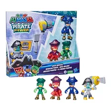 Pack X 4 Figuras Pj Masks Héroes Piratas Universo Binario