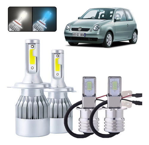 Foto de Kit De Focos Led H4 H3 Para Volkswagen Lupo 2005-2009