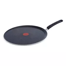 Sarten Crepera 34 Cm Aluminio Antiadherente T-fal Tefal Color Azul-negro