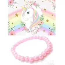 Kit 30 Pulseiras Infantil Unicornio Lembracinha Festa Atacad