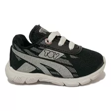 Zapatillas Deportiva Toy Nena Negro Toyh43ne