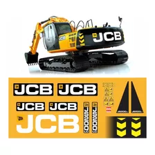 Faixas Adesiva Escavadeira Pesada Compatível Com Jcb Js200lc Cor Adesivo Emblema Gráfico Js200 Lc