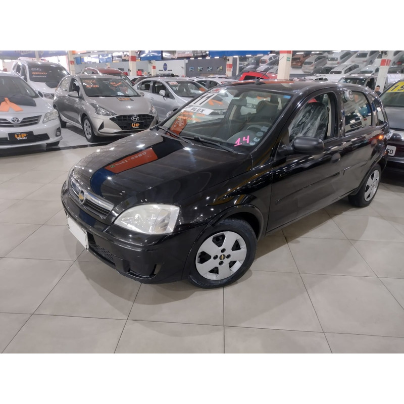 Chevrolet Corsa Hatch Maxx, ano 2011, modelo 2012, bege (17490)