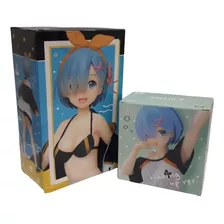 Figuras De Rem Rezero - Taito - (lote X2) - Originales De Jp