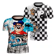 Kit 2 Camisetas Estampadas Favela Camisa Quebrada Combo C/ 2