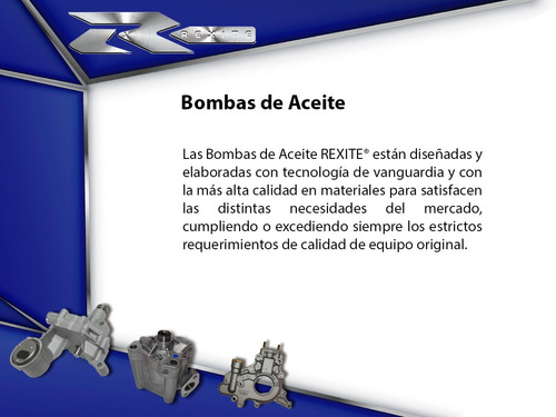 Bomba Aceite Gmc Tracker Motor 4 Cil 2.0l 99 Al 02 Rexite Foto 4