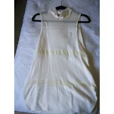 Top Sin Mangas Color Natural adidas Talla M