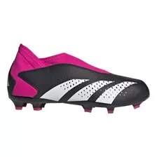 Botines Predator Accuracy.3 Sin Cordones Terreno Firme Gw460 Color Negro Talle 34 Ar