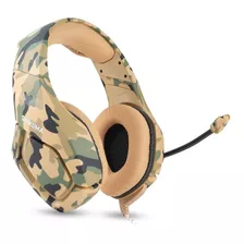 Fone De Ouvido Gamer Onikuma K1b Camuflado Amarelo