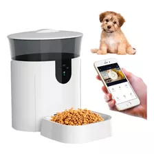 Alimentador Smart Para Mascotas Con Cámara Y Micrófono 7lts