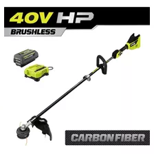 Desbrozadora Inalambrica Ryobi 40v, S/carbones C/bat Y Car Color Verde Lima