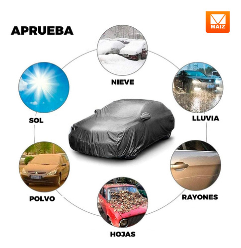 Cubierta Funda Auto Camioneta Protector Impermeable Yl Foto 10