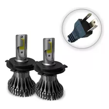 Kit Lampada Automotiva Super Led 6000k 2d H4 30w 300lm 