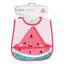 Babador Com Bolso Frutti - Melancia Buba