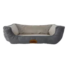 Colchon Cama Para Gatos Perros Chicos Ciprés Small Cocooning Color Gris/beige - 12611