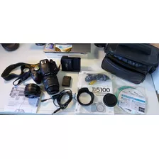  Nikon D5100 Dslr - Seminova, C/ 2 Lentes E Só 4086 Clicks 